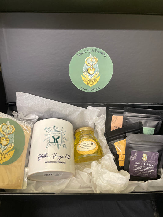 Core Four Minis w/ Ceramic Mug, Tea Bags and Local Honey